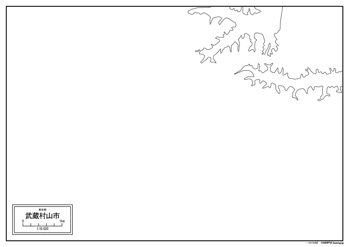 海岸線、川や池のみ記載