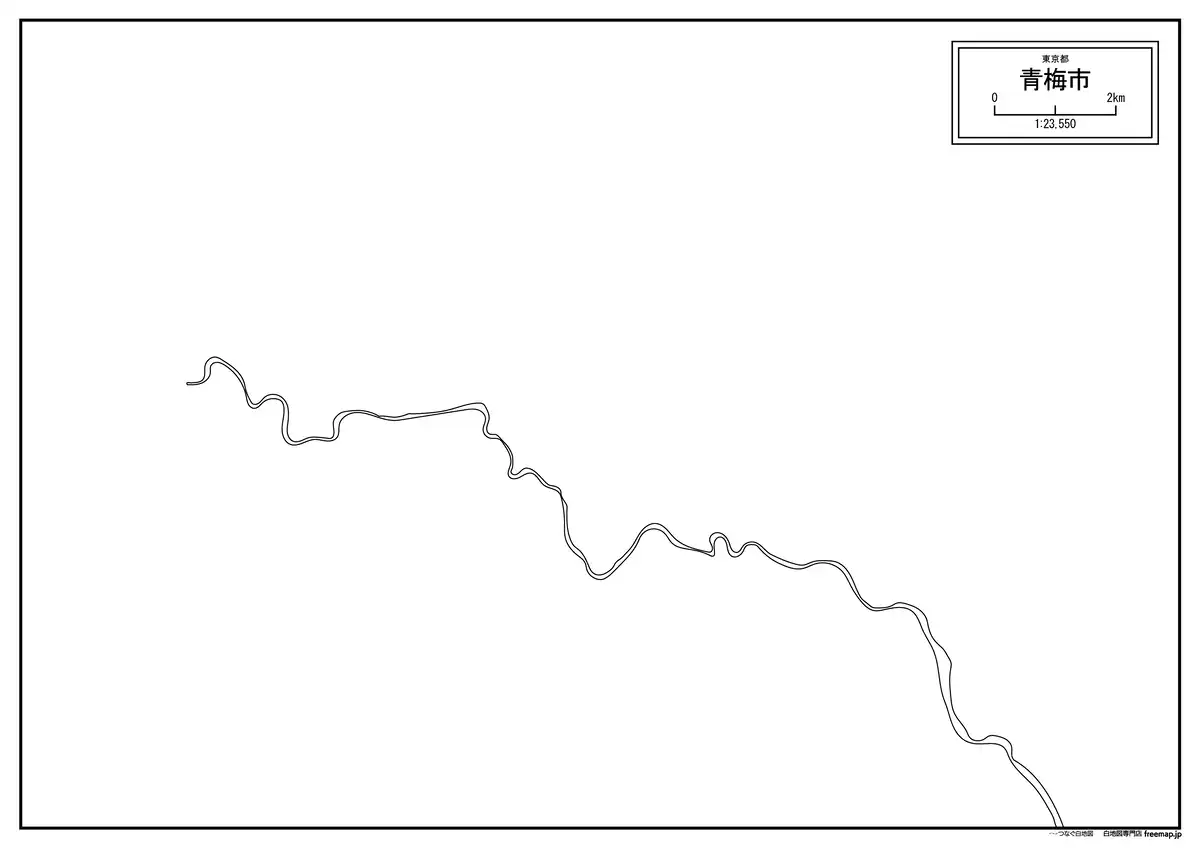 海岸線、川や池のみ記載