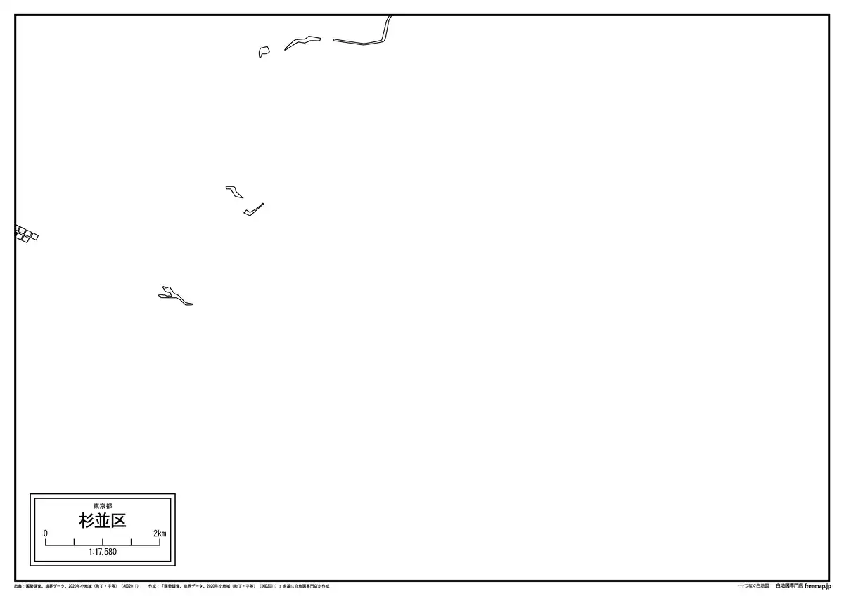 海岸線、川や池のみ記載