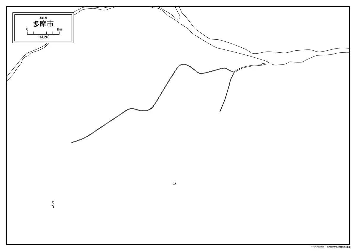 海岸線、川や池のみ記載