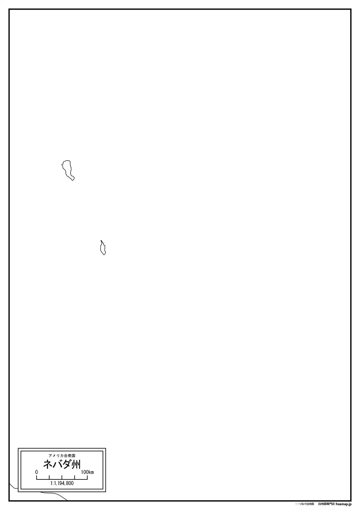 海岸線、川や池のみ記載