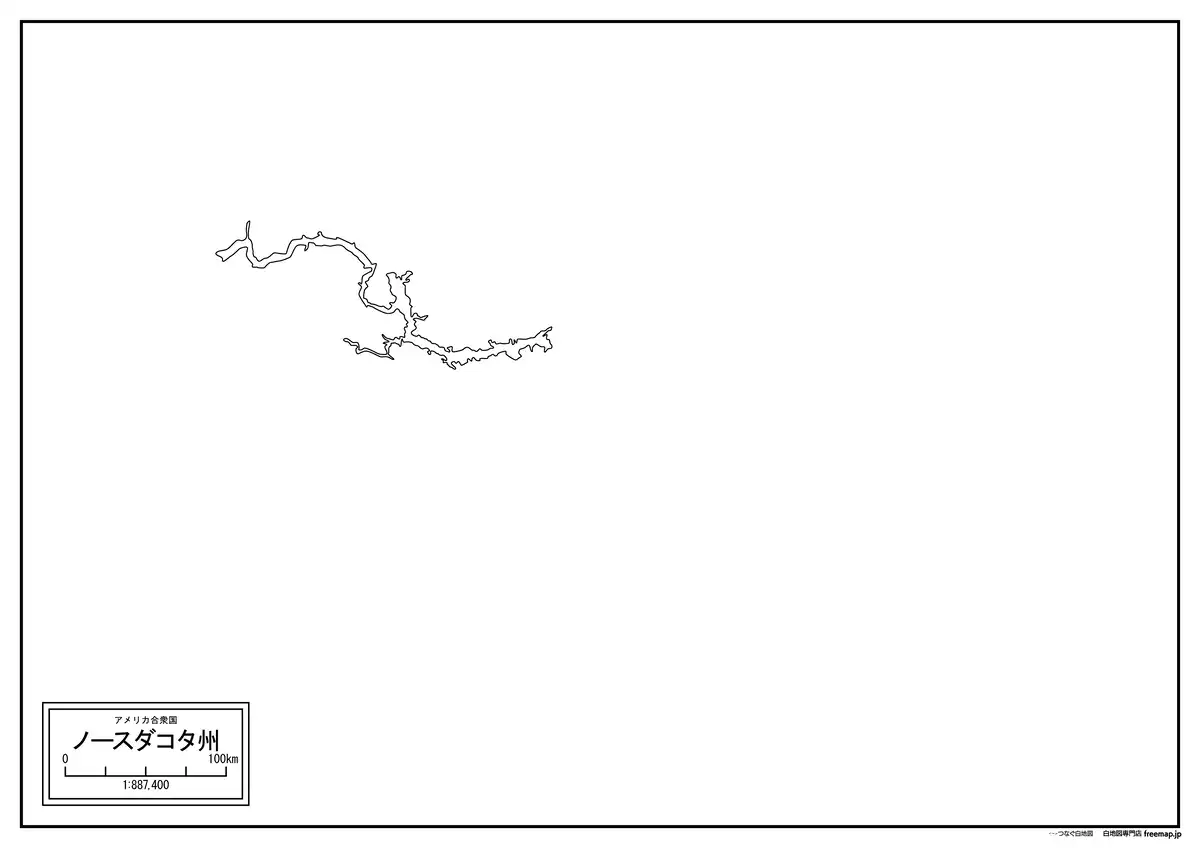 海岸線、川や池のみ記載