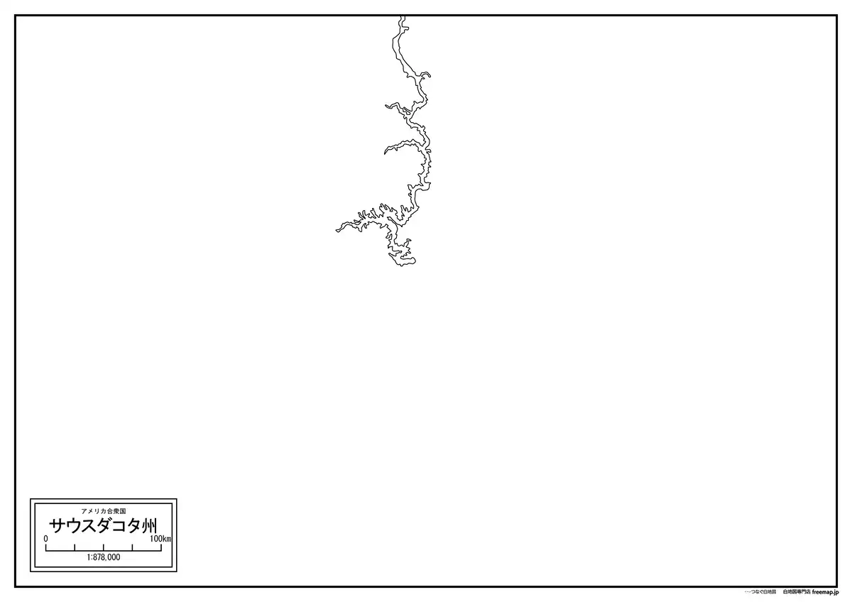 海岸線、川や池のみ記載
