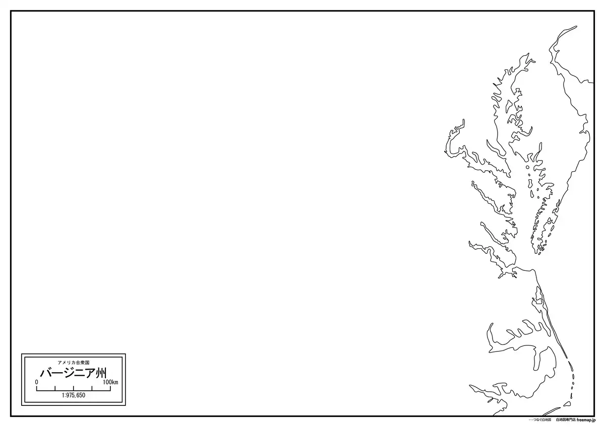 海岸線、川や池のみ記載