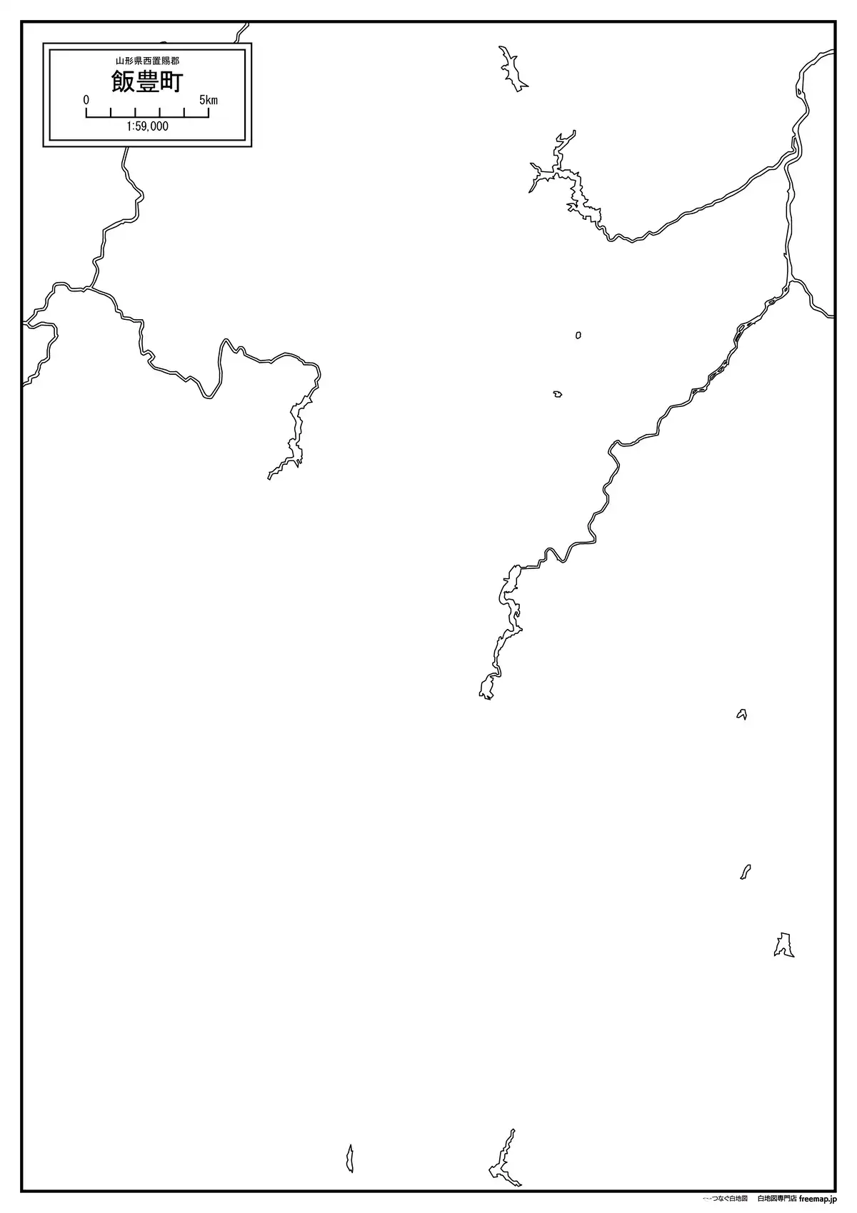 海岸線、川や池のみ記載