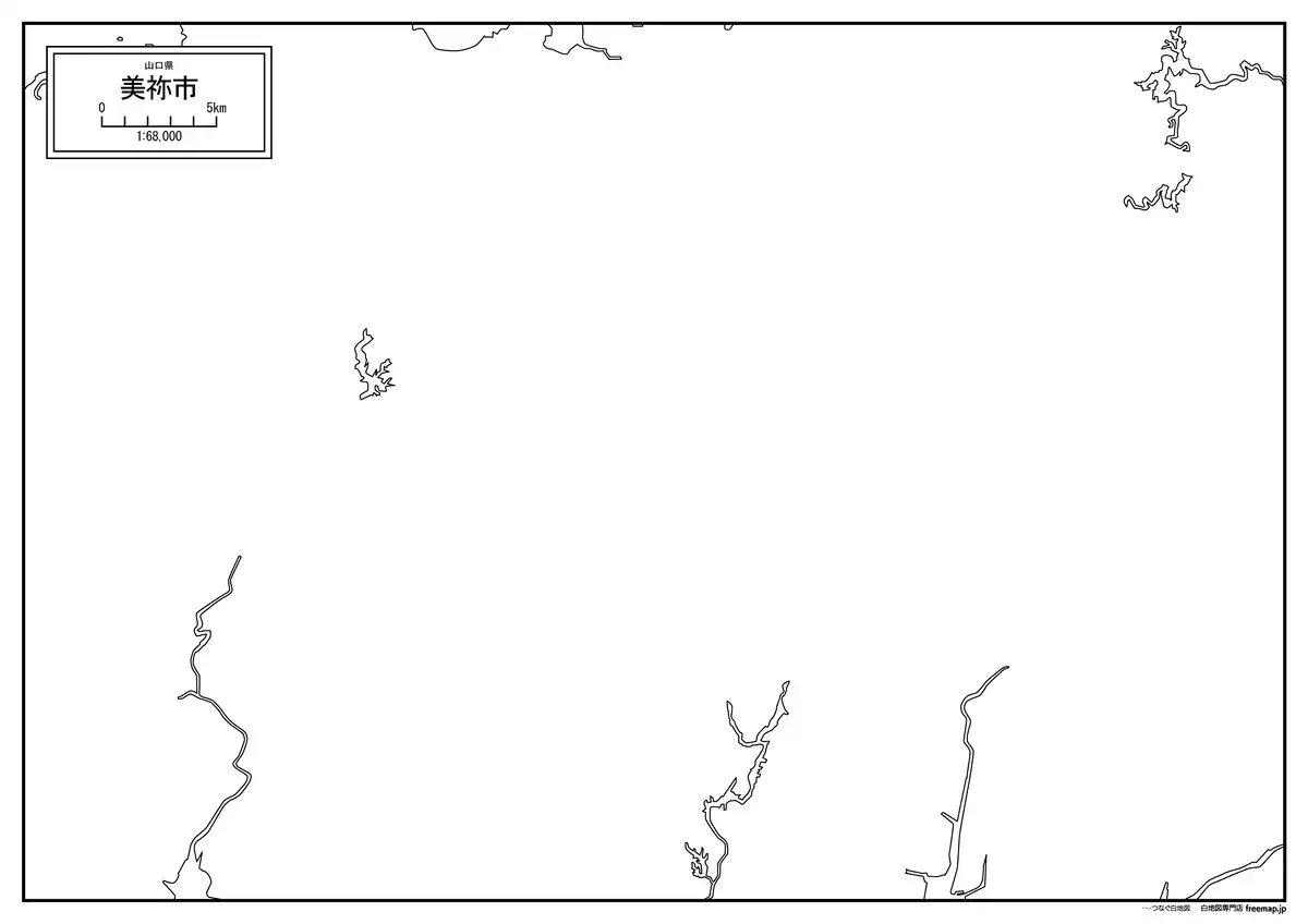 海岸線、川や池のみ記載