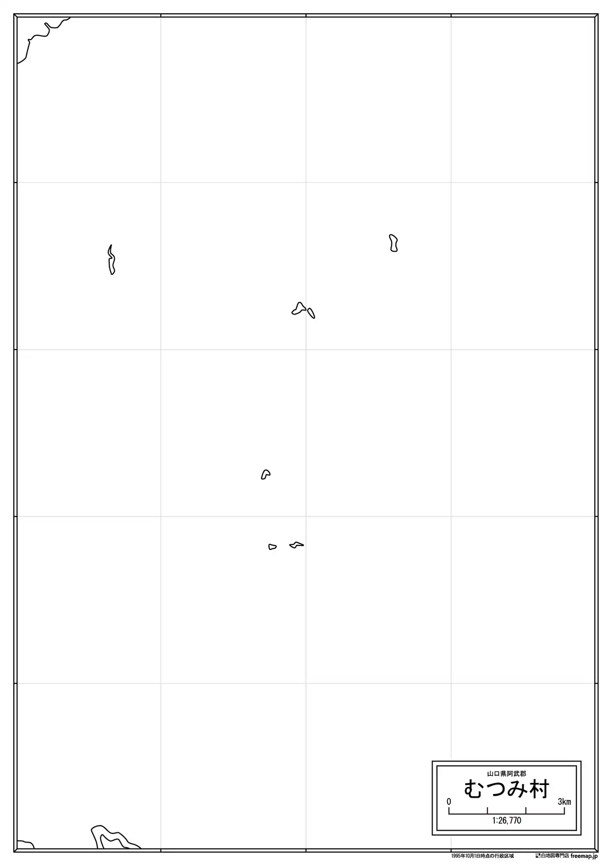 海岸線や川・池のみ記載