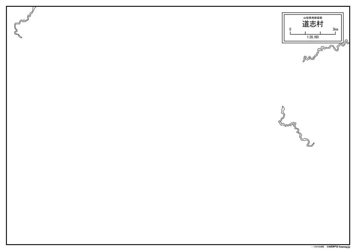 海岸線、川や池のみ記載