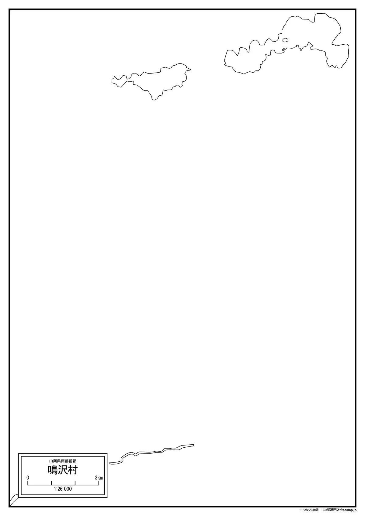 海岸線、川や池のみ記載