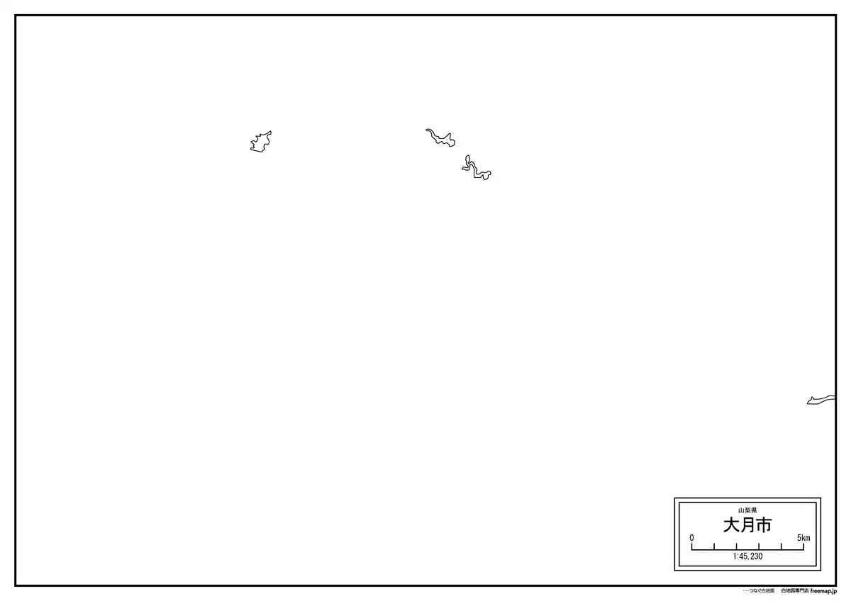 海岸線、川や池のみ記載
