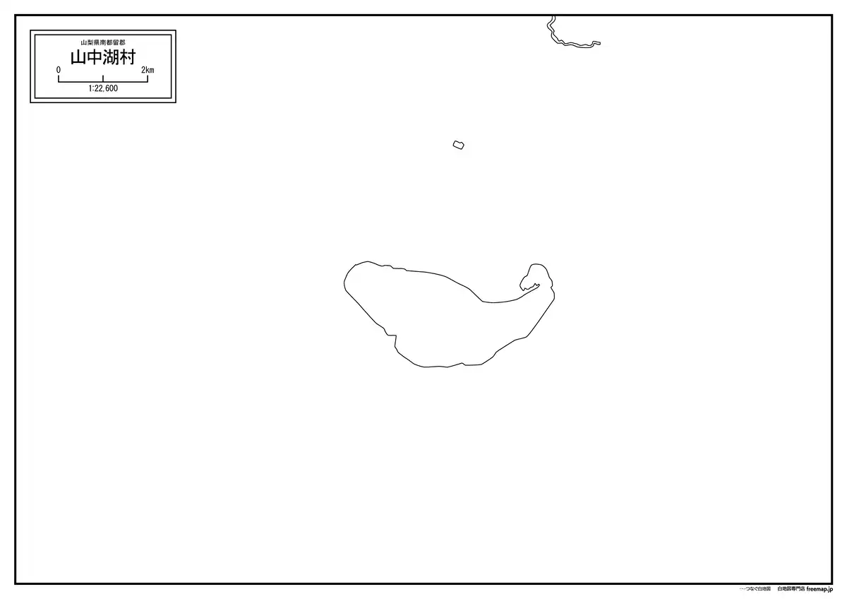 海岸線、川や池のみ記載