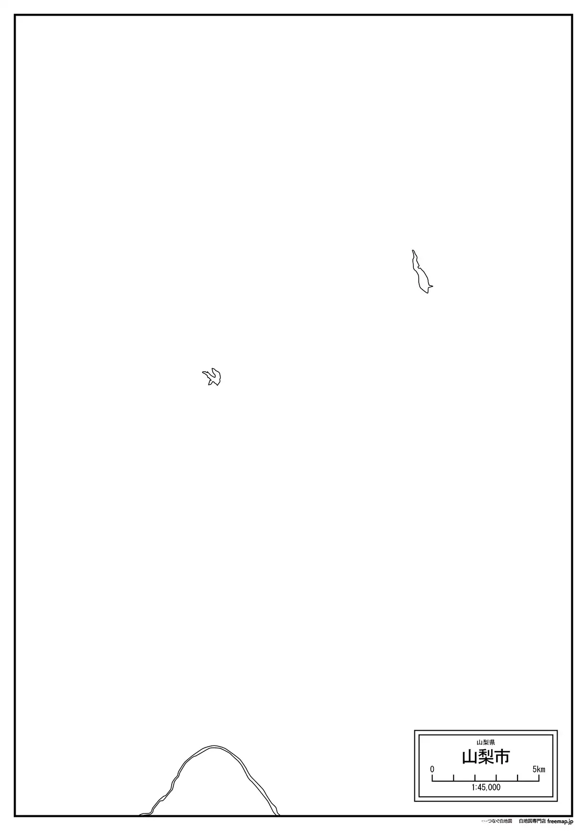 海岸線、川や池のみ記載