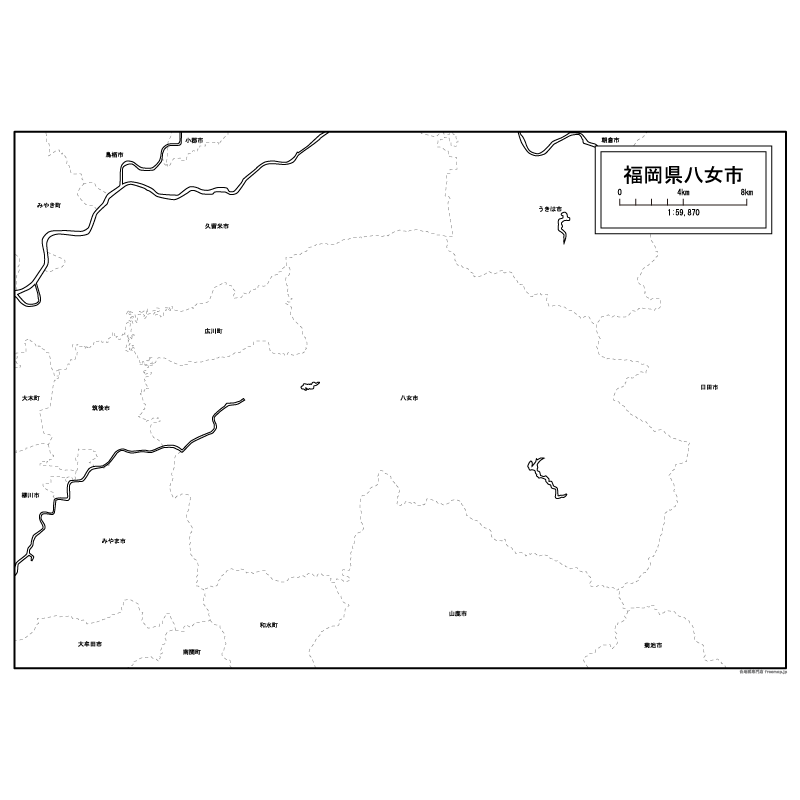 八女市のサムネイル