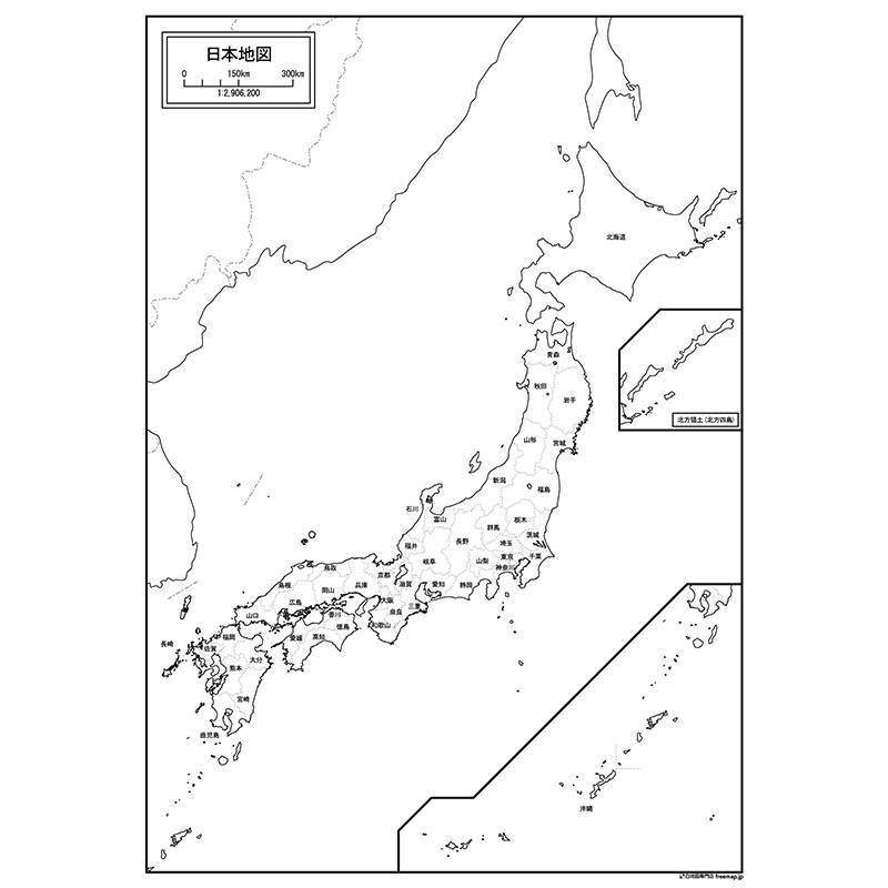 日本地図のサムネイル