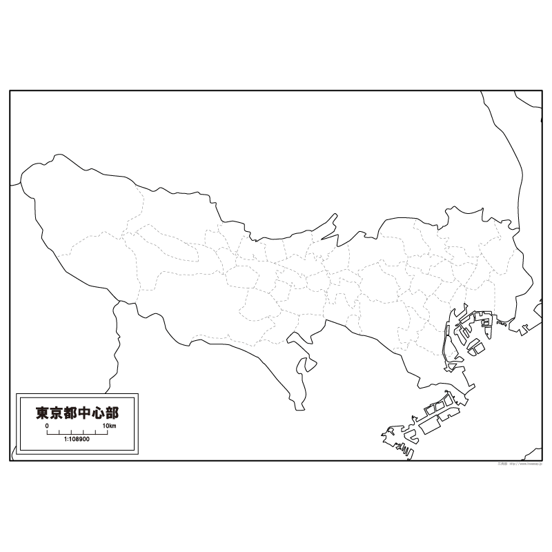 東京都中心部のサムネイル