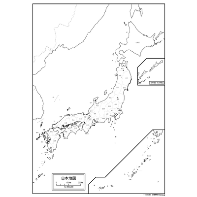 日本地図のサムネイル