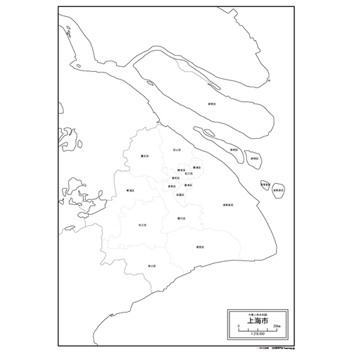 上海市(しゃんはい)の地図のサムネイル