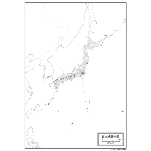 日本地図全図のサムネイル