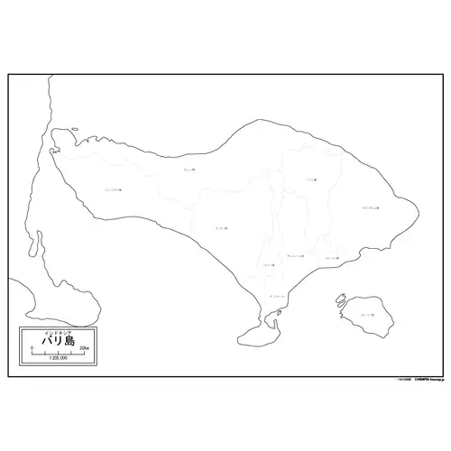 バリ島全図のサムネイル