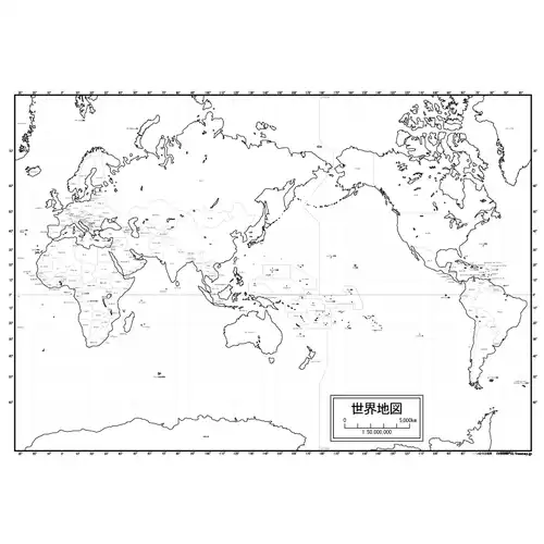 世界地図のサムネイル