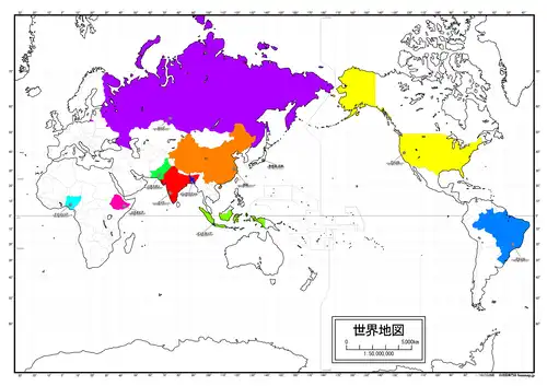 世界の人口が多い国