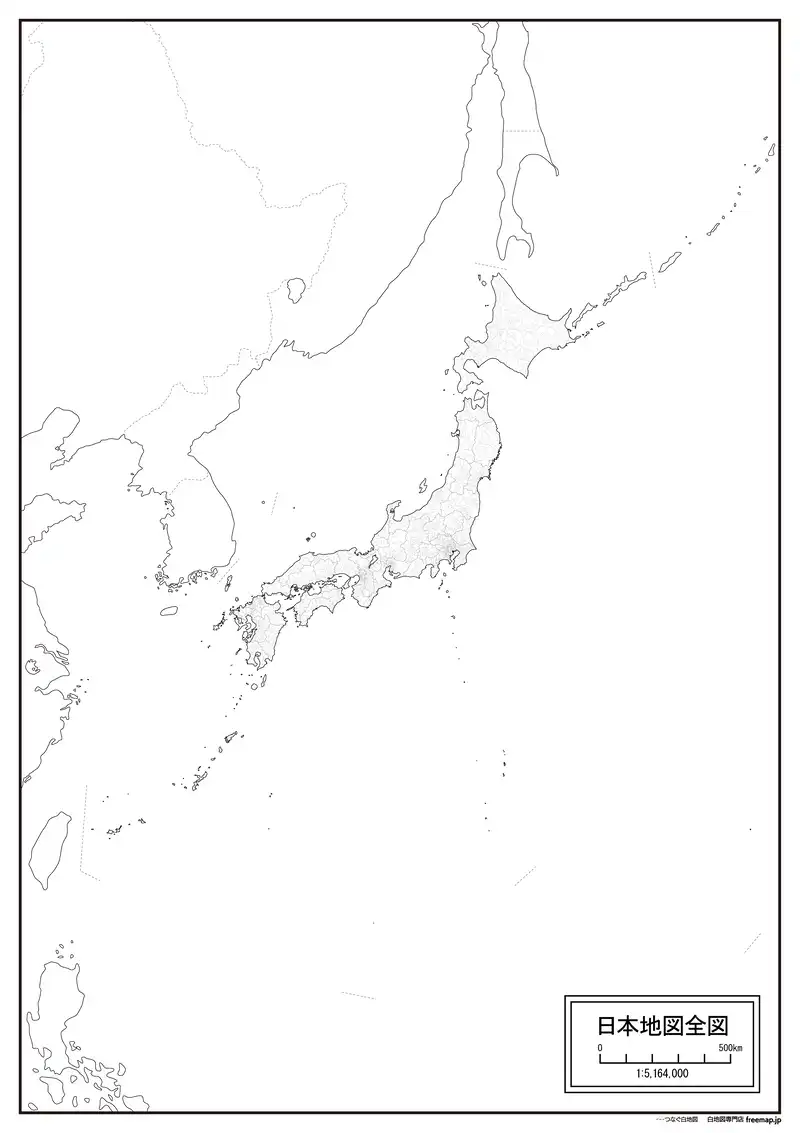 日本地図全図の画像